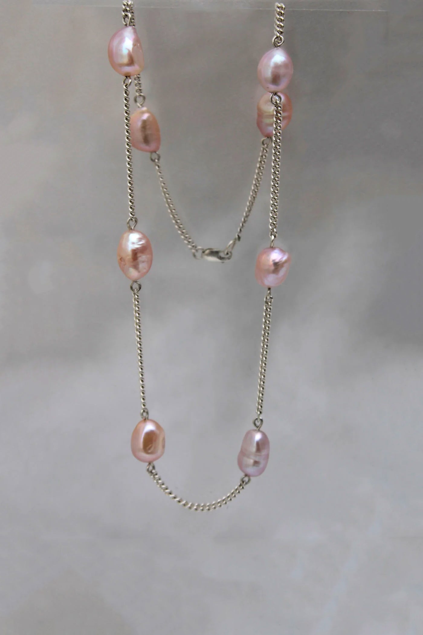 Sadie Jo Jewelry Co. Chunky Pink Pearl Necklace